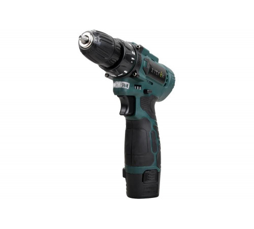 Дрель-шуруповерт аккумуляторная Zitrek Green 12V Plus, 12В, 2x1,5Ач 085-1014
