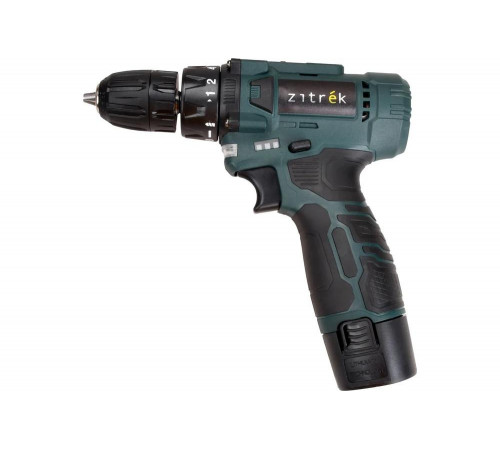 Дрель-шуруповерт аккумуляторная Zitrek Green 12V Plus, 12В, 2x1,5Ач 085-1014