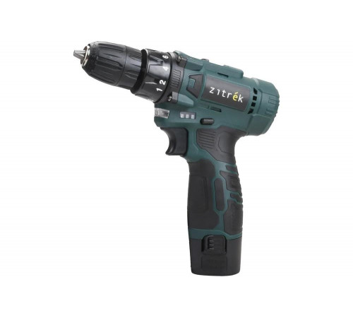 Дрель-шуруповерт аккумуляторная Zitrek Green 12V Plus, 12В, 2x1,5Ач 085-1014