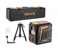 Лазерный самовыравнивающийся уровень DEKO DKLL11 PREMIUM в кейсе со штативом 1 м 065-0271-2