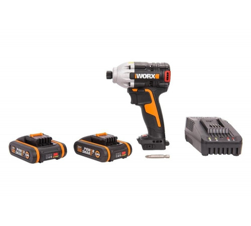 Бесщеточный ударный аккумуляторный винтоверт WORX WX261 Бесщеточный ударный аккумуляторный винтоверт WORX WX261