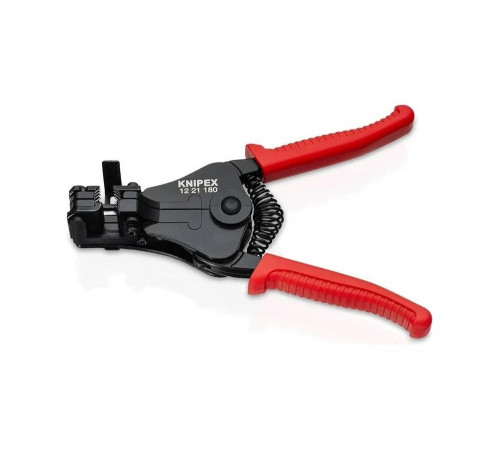 Стриппер со сменными фасон-ми ножами Knipex 0.5-0.75/1/1.5/2.5/4/6 мм2 KN-1221180EAN Стриппер со сменными фасон-ми ножами Knipex 0.5-0.75/1/1.5/2.5/4/6 мм2 KN-1221180EAN
