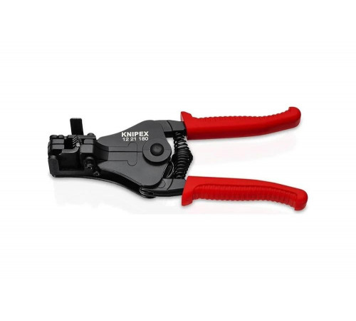 Стриппер со сменными фасон-ми ножами Knipex 0.5-0.75/1/1.5/2.5/4/6 мм2 KN-1221180EAN Стриппер со сменными фасон-ми ножами Knipex 0.5-0.75/1/1.5/2.5/4/6 мм2 KN-1221180EAN