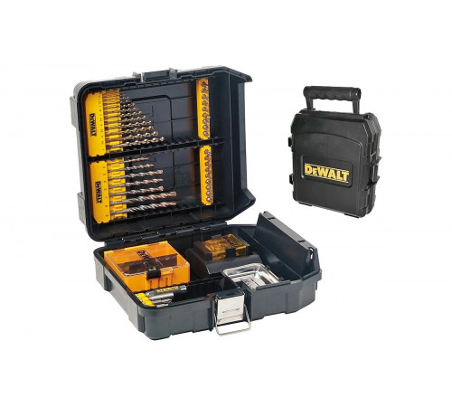 Набор сверл по бетону, металлу+биты 72 шт. DEWALT MaxisafeXL DT9286