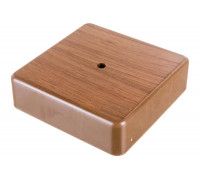 Распаечная коробка IEK КМ для о/п 100x100x29мм дуб UKO10-100-100-029-K24-E