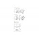 Клеммная коробка IEK, 100x100x44, IP20, КМ41222, ИЭК, белая UKO10-100-100-044-K01