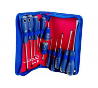 Набор отвёрток в футляре на молнии 12шт МАСТАК 04-12Z