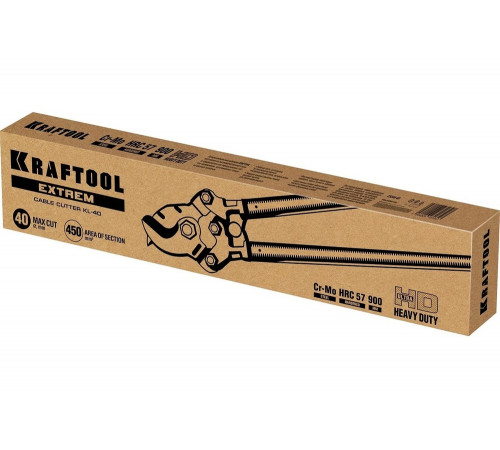 KRAFTOOL 900 мм, до 40 мм, кабелерез EXTREM KL-40 23349-40