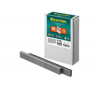 Скобы для степлера KRAFTOOL тип 18GA (55/90/C) 15 мм, 5000 шт, 31789-15