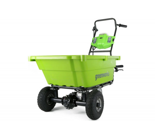 Садовая тележка самоходная GreenWorks 40V, 106 л, с 1хАКБ 4 Ач c USB и ЗУ 7400007USB4 Садовая тележка самоходная GreenWorks 40V, 106 л, с 1хАКБ 4 Ач c USB и ЗУ 7400007USB4