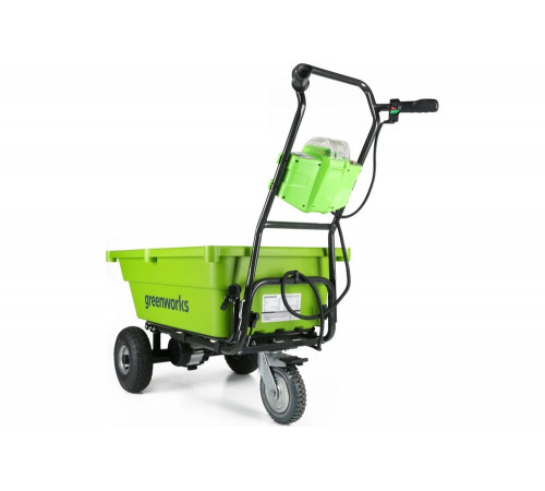 Садовая тележка самоходная GreenWorks 40V, 106 л, с 1хАКБ 4 Ач c USB и ЗУ 7400007USB4 Садовая тележка самоходная GreenWorks 40V, 106 л, с 1хАКБ 4 Ач c USB и ЗУ 7400007USB4
