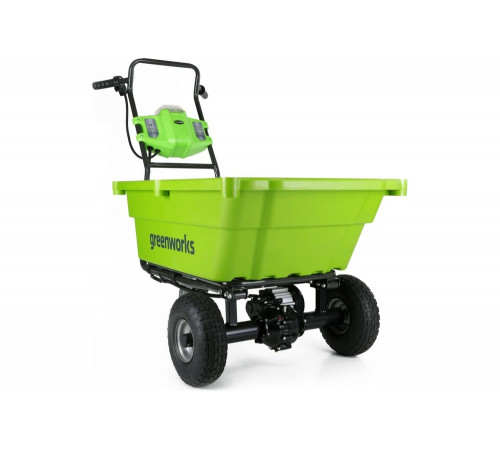 Садовая тележка самоходная GreenWorks 40V, 106 л, с 1хАКБ 4 Ач c USB и ЗУ 7400007USB4 Садовая тележка самоходная GreenWorks 40V, 106 л, с 1хАКБ 4 Ач c USB и ЗУ 7400007USB4