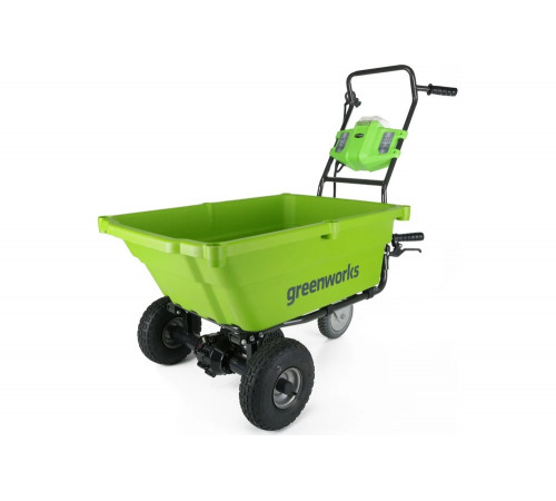 Садовая тележка самоходная GreenWorks 40V, 106 л, с 1хАКБ 4 Ач c USB и ЗУ 7400007USB4 Садовая тележка самоходная GreenWorks 40V, 106 л, с 1хАКБ 4 Ач c USB и ЗУ 7400007USB4