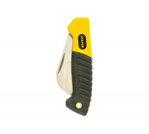 STAYER складной, изогнутое лезвие, нож монтерский SK-С 45409 Professional STAYER складной, изогнутое лезвие, нож монтерский SK-С 45409 Professional