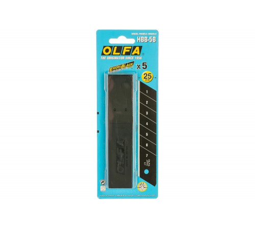 Сегментированное лезвие OLFA BLACK MAX 0.115, 220мм, 80мм, 10мм, Арт. OL-HBB-5B Сегментированное лезвие OLFA BLACK MAX 0.115, 220мм, 80мм, 10мм, Арт. OL-HBB-5B