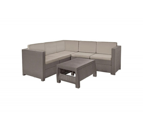 Угловой комплект Keter Provence set with coffee table капучино 227780 Угловой комплект Keter Provence set with coffee table капучино 227780
