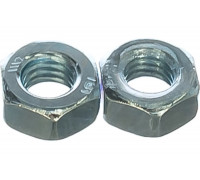 Гайка ЗУБР ГОСТ 5927-70, M6, 25 шт, кл. пр. 6, оцинкованная, 303556-06