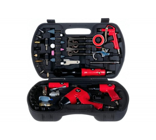 Pneumatic Tool Set and Accessories: DEKO DKPT61 Pneumatic Tool Set and Accessories: DEKO DKPT61