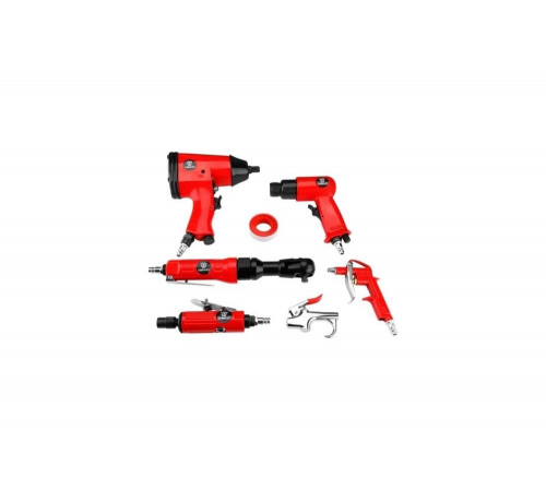 Pneumatic Tool Set and Accessories: DEKO DKPT61 Pneumatic Tool Set and Accessories: DEKO DKPT61
