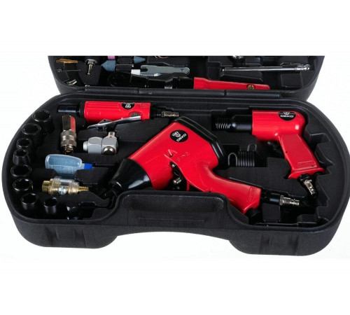 Pneumatic Tool Set and Accessories: DEKO DKPT61 Pneumatic Tool Set and Accessories: DEKO DKPT61