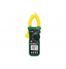 Клещи токоизмерительные цифровые Mastech MS2109C (ACV/DCV) True RMS (тест диодов,емкость,частота,температура,фонарик) 00-00013503