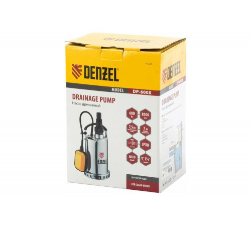 Дренажный насос Denzel DP600X Дренажный насос Denzel DP600X