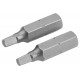 Набор вставок бит торцевых 1/4", Square, №3, 25 мм, 2 шт TOLSEN TT20240