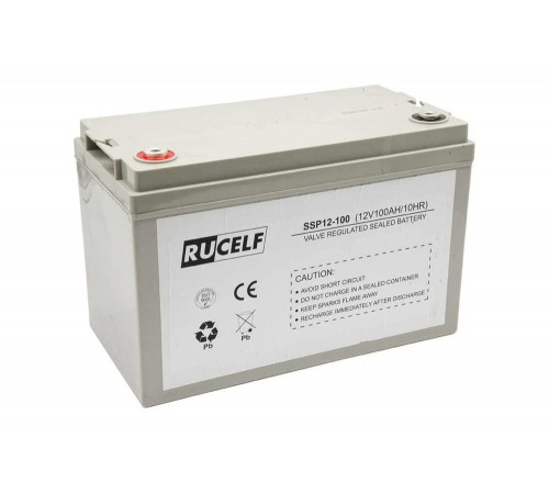 Аккумуляторная батарея SSP12-100 12В, 100Ач RUCELF 00-00005601