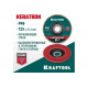Лепестковый керамический торцевой круг 125x22,2мм P40 KRAFTOOL Keratron