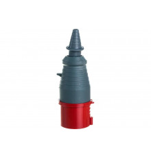 Электрическая кабельная вилка IEK 16А 3P+E 380В IP44 014 ИЭК PSR02-016-4
