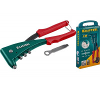 Литой заклепочник в кейсе KRAFTOOL X-5F удержание заклепки, 2.4 - 4.8 мм 31173-H6_z01