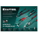 KRAFTOOL заклепки 2.4-4.8 мм - алюминий и сталь, 2.4-4.0 - нерж сталь, в кейсе, с набором заклепок, заклепочник 31173-H6_z01