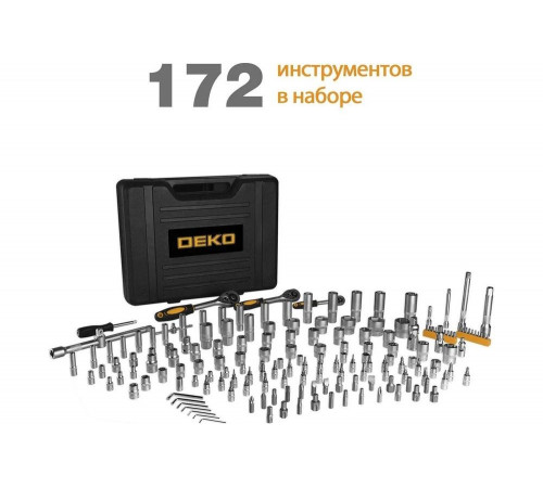 Набор инструментов для авто DEKO DKMT172 Набор инструментов для авто DEKO DKMT172