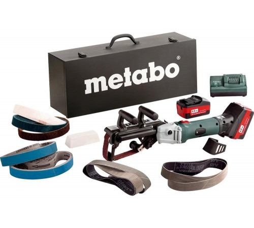 Аккумуляторная ленточная шлифмашина для труб Metabo RB 18 LTX 60 Set 18В 600192870 Аккумуляторная ленточная шлифмашина для труб Metabo RB 18 LTX 60 Set 18В 600192870
