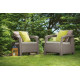 Комплект кресел Keter Corfu duo set 2 шт., капучино 258977