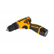 Аккумуляторная дрель-шуруповерт DEKO Banger 12V Li-Ion, 26Нм, 2х1.8 Ач, з/у 063-4169