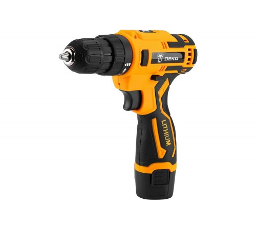 Аккумуляторная дрель-шуруповерт DEKO Banger 12V Li-Ion, 26Нм, 2х1.8 Ач, з/у 063-4169