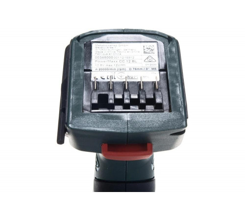 УШМ (болгарка) METABO PowerMaxx CC 12 BL (600348850) без акк. и з.у