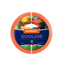 Леска Duoline (15 м; 3 мм; скрученный квадрат; двухцветная) PATRIOT 805401171