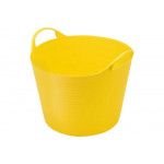 Гибкое сверхпрочное ведро СИБРТЕХ 28 л, желтое 67513
