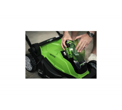Аккумуляторная газонокосилка GreenWorks G40LM41K6 40V 2504707UF Аккумуляторная газонокосилка GreenWorks G40LM41K6 40V 2504707UF