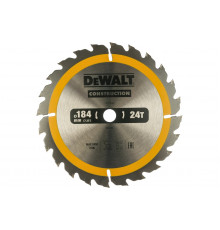 Пильный диск CONSTRUCT (184х16 мм; 24 ATB) DEWALT DT1939