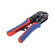 Пресс-клещи для штекеров RJ 45 Knipex 3-в-1, кол-во гнёзд: 1, 8-пин 8P8C, резка и зачистка кабеля, 190 мм KN-975113
