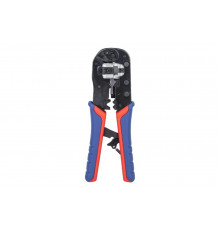 Пресс-клещи для штекеров RJ 45 Knipex 3-в-1, кол-во гнёзд: 1, 8-пин 8P8C, резка и зачистка кабеля, 190 мм KN-975113