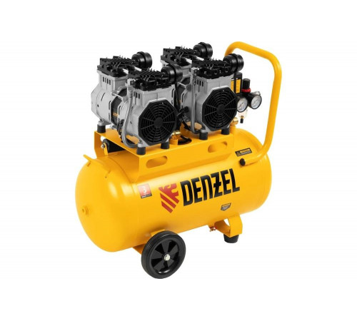 Компрессор DENZEL DLS 2200/50, 2200 Вт, 2х1100, 50 л, 380 л/мин// Denzel Компрессор DENZEL DLS 2200/50, 2200 Вт, 2х1100, 50 л, 380 л/мин// Denzel