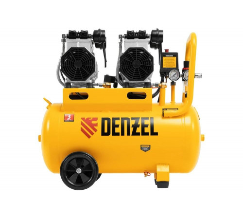 Компрессор DENZEL DLS 2200/50, 2200 Вт, 2х1100, 50 л, 380 л/мин// Denzel Компрессор DENZEL DLS 2200/50, 2200 Вт, 2х1100, 50 л, 380 л/мин// Denzel