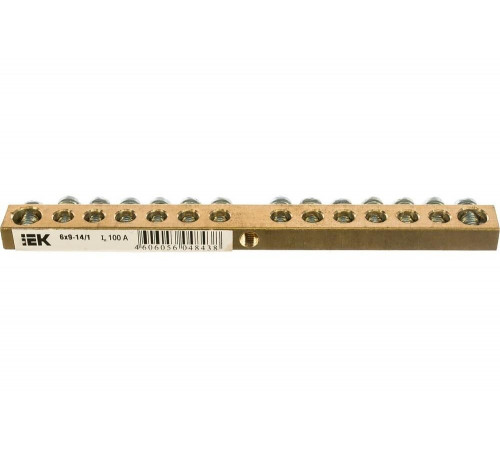 Шина земля IEK 6х9-14/1
