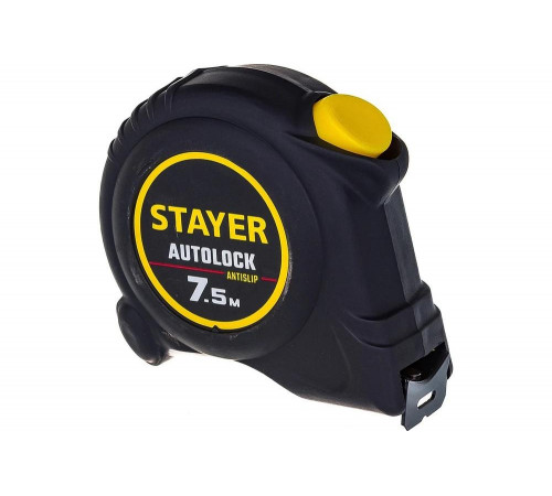 STAYER 7.5 м х 25 мм, с автостопом рулетка 2-34126-07-25_z02 STAYER 7.5 м х 25 мм, с автостопом рулетка 2-34126-07-25_z02