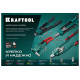 KRAFTOOL резьбовые заклепки М5-М10, вытяжные 3.2-6.4 мм из алюминия, стали, нерж. стали, заклепочник 31181