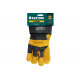 Комбинированные спилковые перчатки KRAFTOOL Combi XL 11310-XL